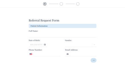 Referral Request Form template image