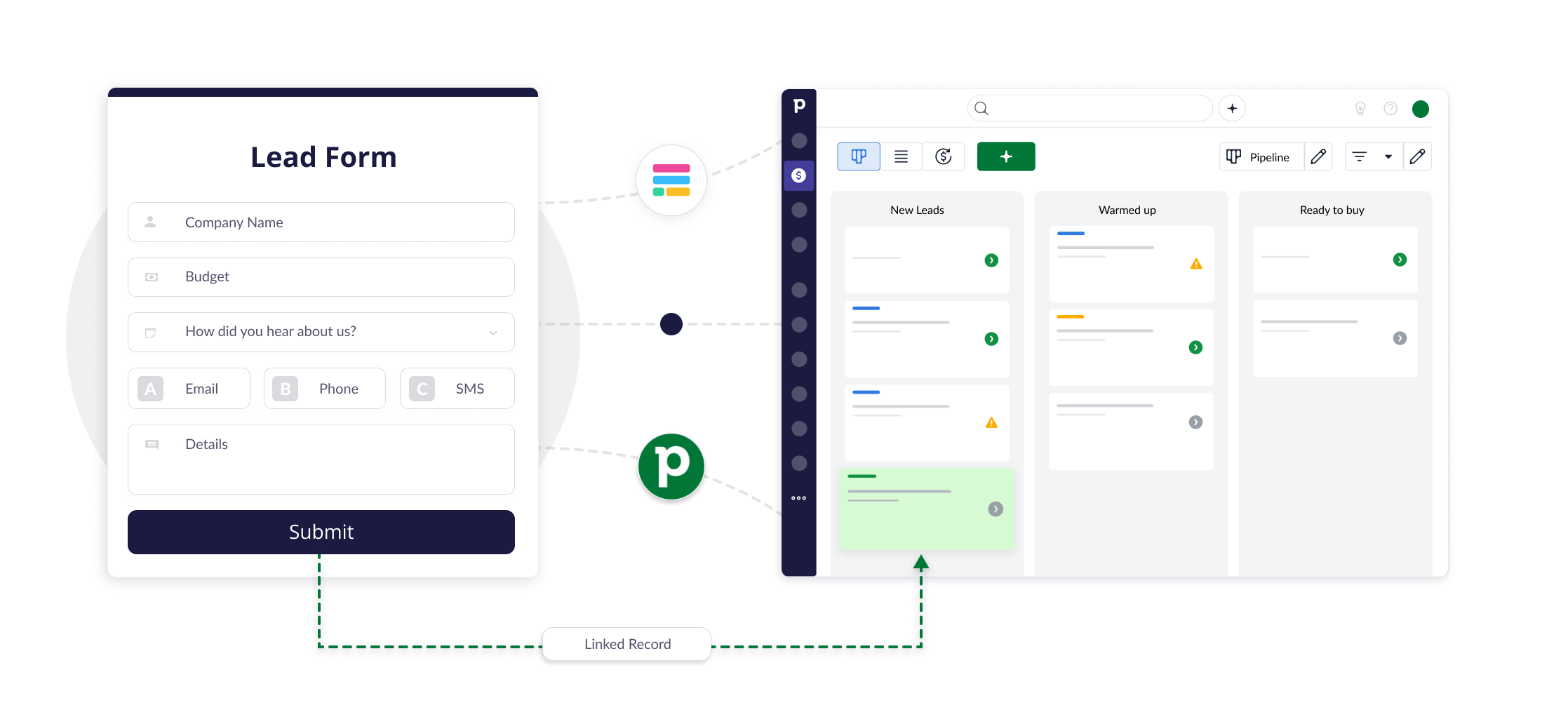 Pipedrive form graphic