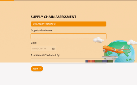 Supply Chain Assessment Form template image